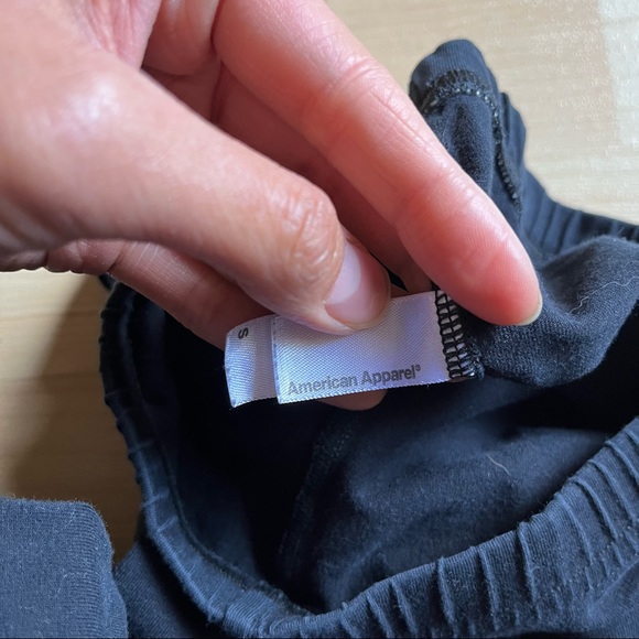 American Apparel Pants Bottoms Slacks Straight Leg Elastic Waistband Size Small - Picture 2 of 6